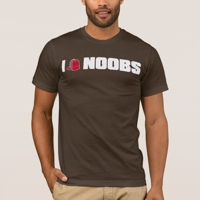 T-shirts Mim noobs (do saquinho de chá) (Frente)