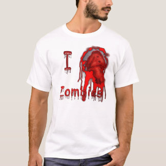 T-shirts Mim pele clara dos zombis do coração