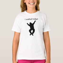 T-shirts Mim Scatted hoje Bigfoot (Pooped) - texto feito