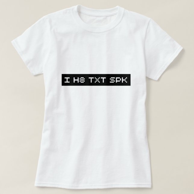 T-shirts mim spk do txt h8 (Frente do Design)