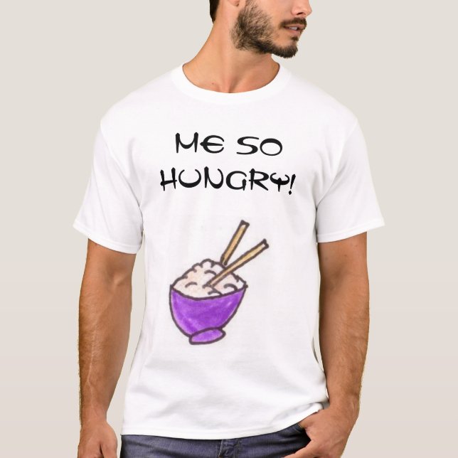 T-SHIRTS MIM TÃO COM FOME! (Frente)
