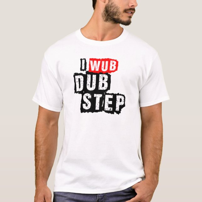 T-shirts Mim Wub Dubstep (Frente)