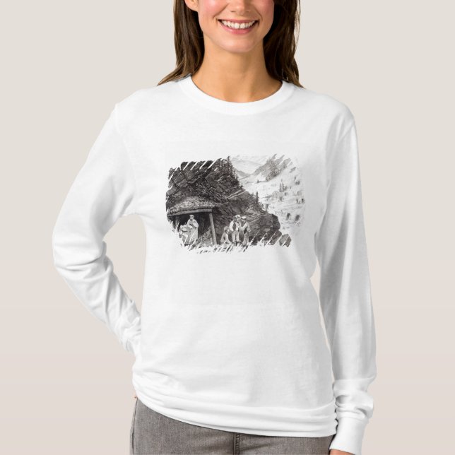 T-shirts Mineração do ouro e da prata (Frente)