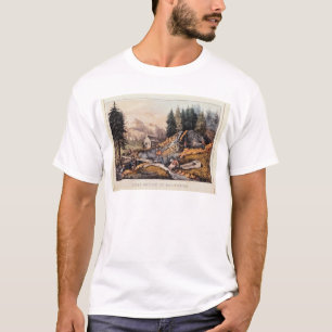 T-shirts Mineração Dourado em Califórnia