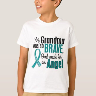 T-shirts Minha avó é um câncer de ovário do anjo 1