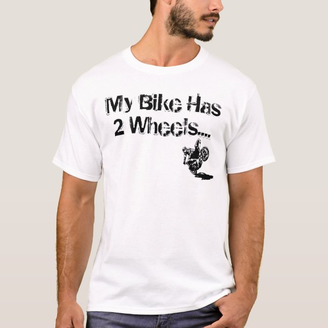 T-shirts Minha bicicleta tem 2 rodas…. (Frente)