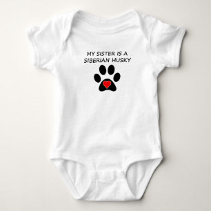 T-shirts Minha Irmã É Um Husky Siberiano