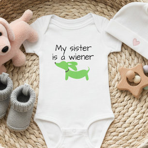 T-shirts Minha Irmã é uma Esfregona (Cachorro)