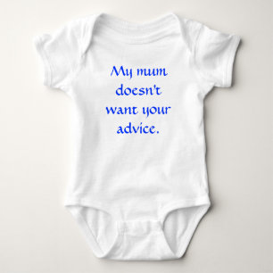 T-shirts Minha mãe não quer seu conselho