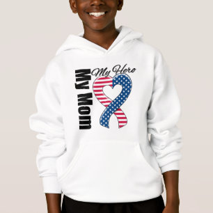 T-shirts Minha mamã minha fita patriótica dos EUA do her