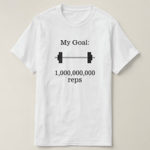 T-shirts "Minha meta: 1.000.000.000 representantes" + Barbe