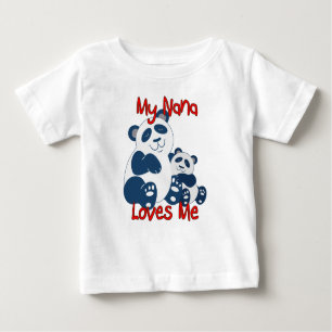 T-shirts Minha Nana ama-me panda