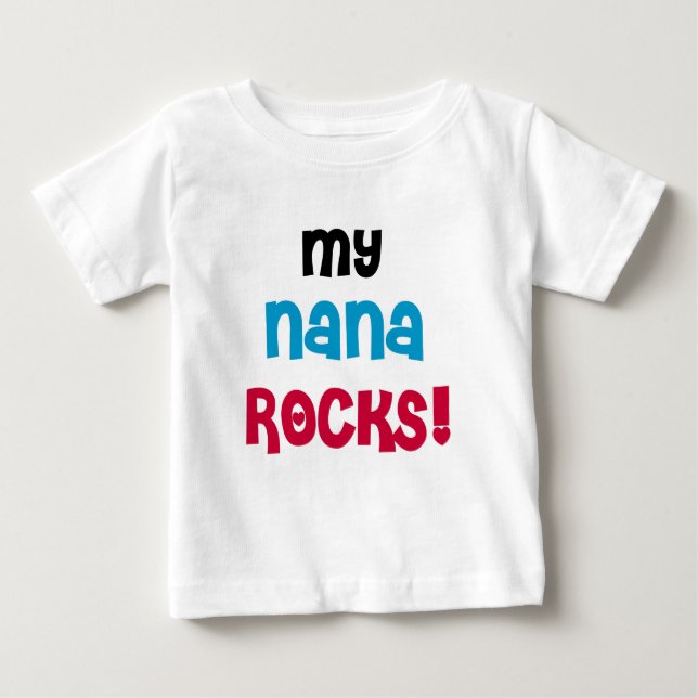 T-shirts Minha Nana Rocks (Frente)