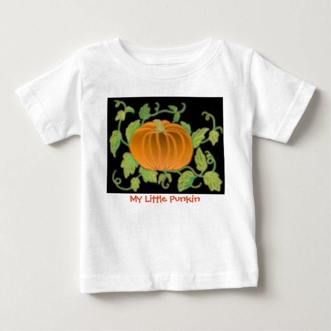 T-shirts Minha Pequena Criança De Punho Longa (Frente)