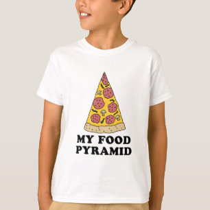 T-shirts Minha pirâmide de Comida