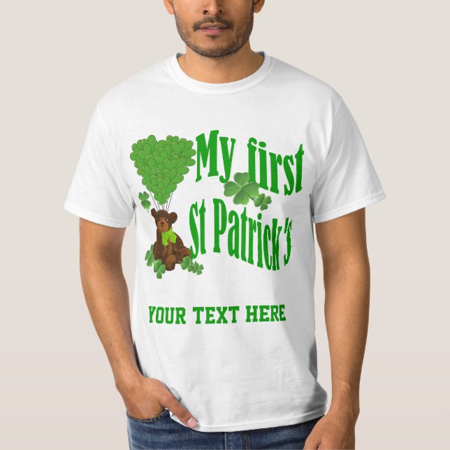 T-shirts Minha primeira Rua Patrick (Frente)