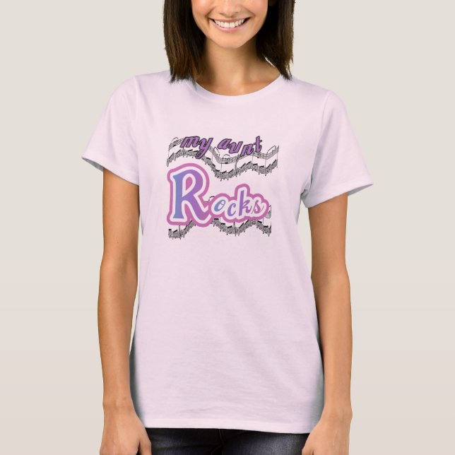 T-shirts Minha tia Rocha (Frente)