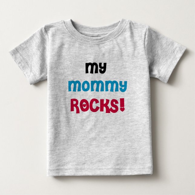 T-shirts Minhas rochas das mamães (Frente)