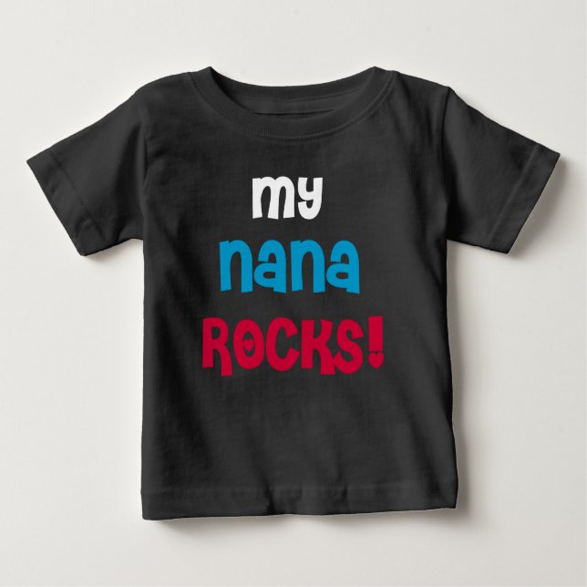 T-shirts Minhas rochas de Nana (Frente)