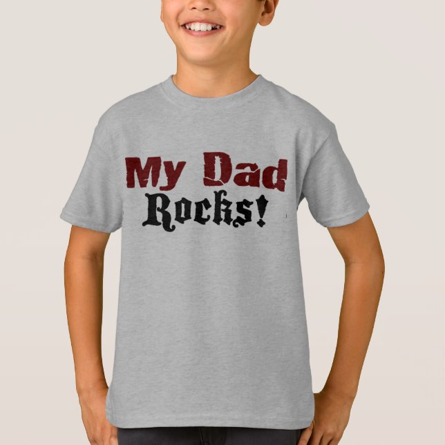 T-shirts Minhas rochas do pai (Frente)