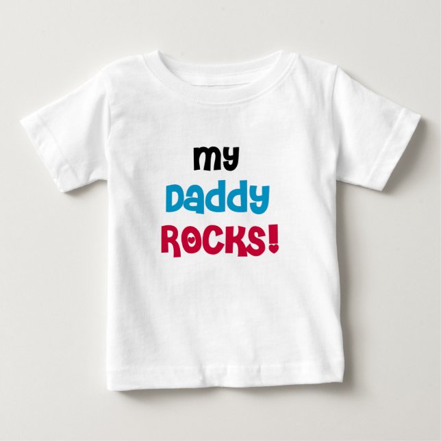T-shirts Minhas rochas do pai (Frente)