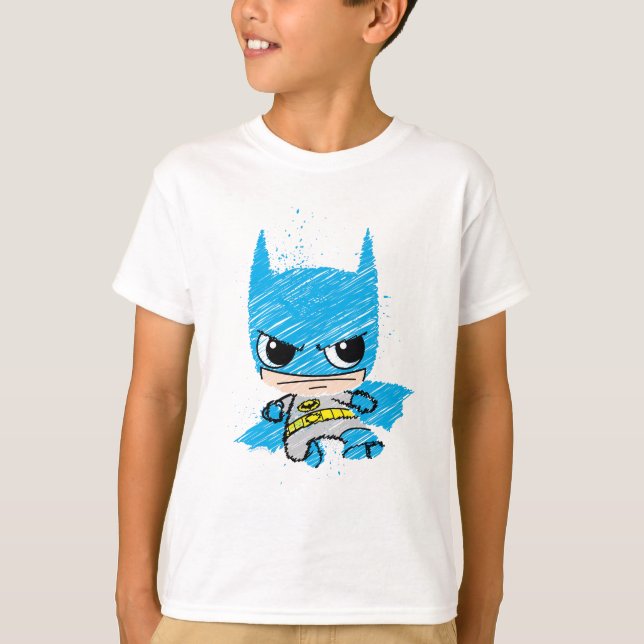 T-shirts Mini Batman Sketch (Frente)