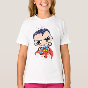 T-shirts Mini esboço do Super-Homem - Voando