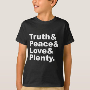 T-shirts Ministérios da Verdade & Paz & Amor & Abundância