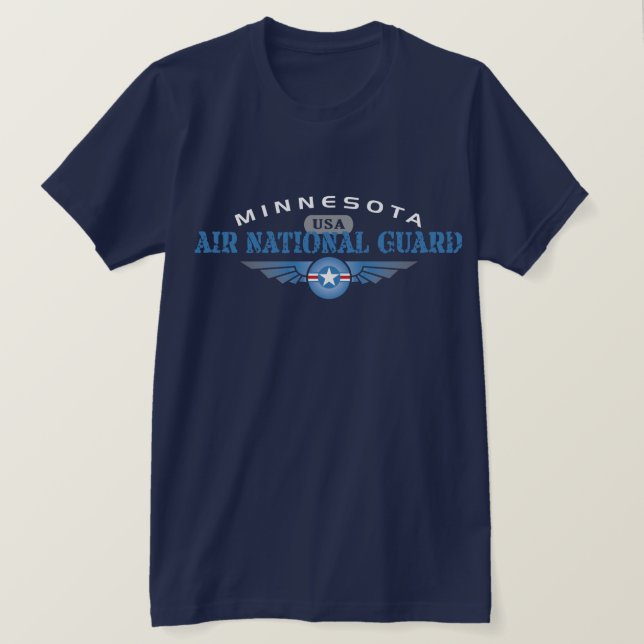 T-shirts Minnesota Air National Guarda (Frente do Design)