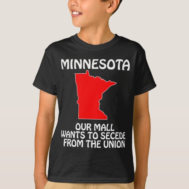 T-shirts Minnesota - Nosso Shopping Quer se Separar da Uniã (Frente)