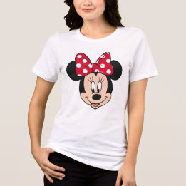 T-shirts Minnie Mouse | Logotipo de cabeça