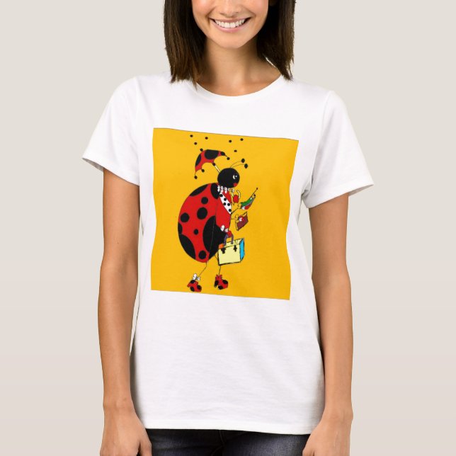 T-shirts Miss Ladybug (Frente)