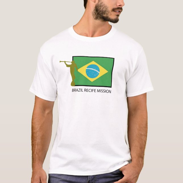 T-SHIRTS MISSÃO LDS DE BRASIL RECIFE (Frente)
