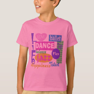 T-shirts Mistura de dança