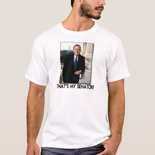 T-shirts Mitch McConnell, de que é meu senador! (Frente)
