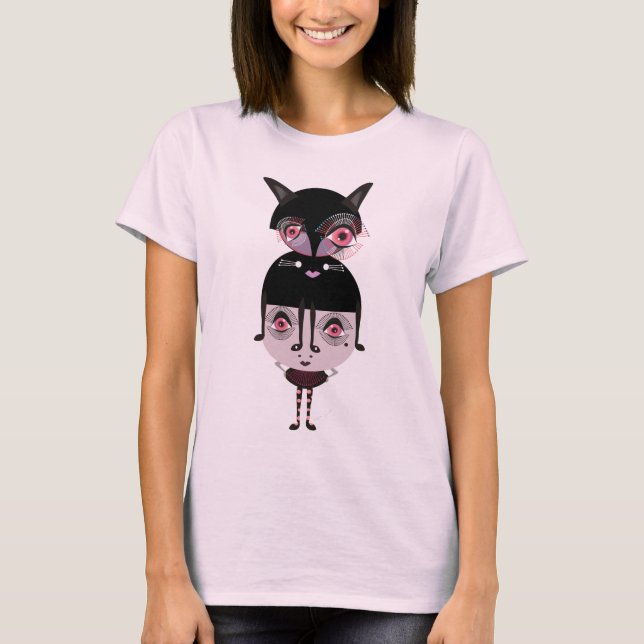 T-shirts Mitzi e Fitzy (Frente)