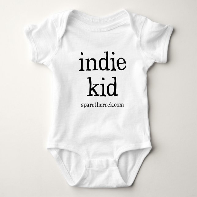 T-shirts Miúdo Indie com pressões (Frente)
