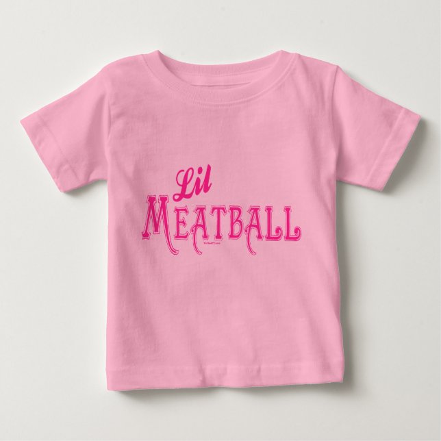 T-shirts Miúdos do Meatball de Lil (Frente)