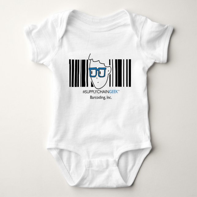 T-shirts Miúdos e bebê do #SupplyChainGeek (Frente)