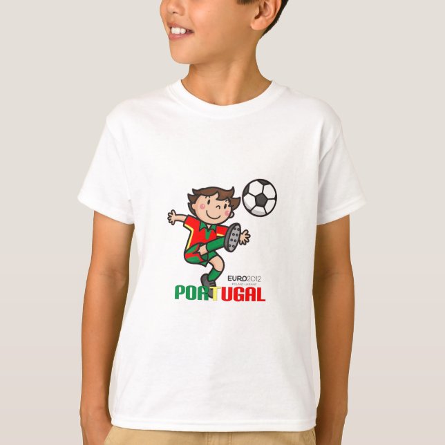 T-shirts Miúdos - euro- 2012 - Portugal (Frente)