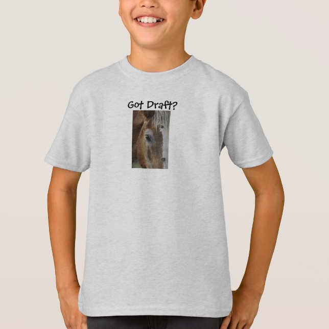 T-shirts Miúdos, obtidos o esboço? (Frente)