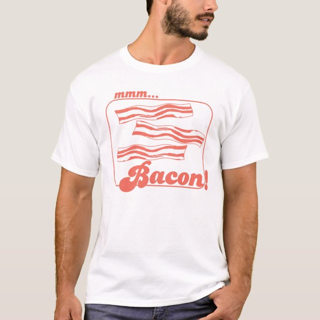 T-shirts Mmm bacon (Frente)