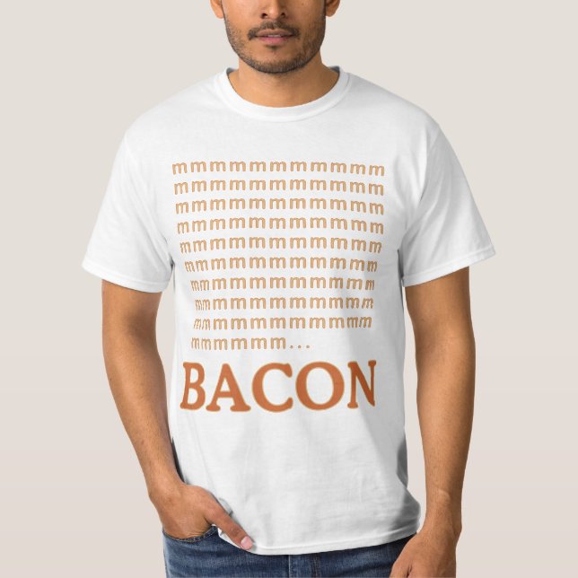 T-shirts mmmmmmmmm... BACON (Frente)