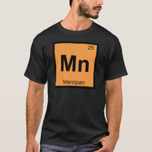 T-shirts Mn - Química de Marzipan Símbolo da Tabela Periódi