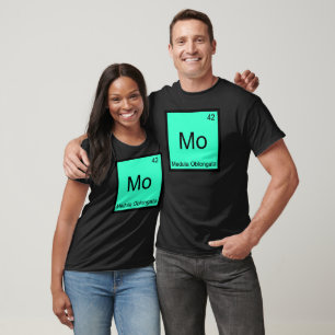 T-shirts Mo - Medula Oblongata Engraçada Elemento de Quím