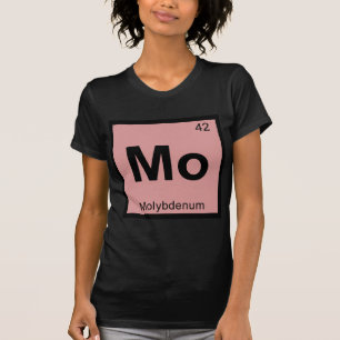 T-shirts Mo - Química do Molibdênio Símbolo da Tabela Perió