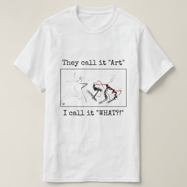 T-shirts Mockery of abstrato art (Frente do Design)