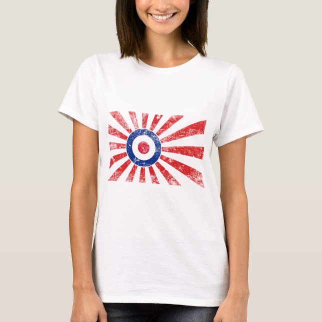 T-shirts Mod Target Mods Sunburst Target Roundel (Frente)