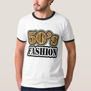 T-shirts Moda de 50 de vindima - Camisa-T