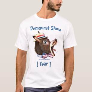 T-shirts Modelo customizável - Democrata desde
